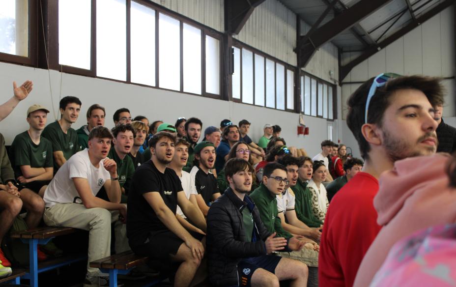Supporters du match de basket