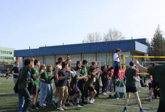 Les supporters durant les interpromos sport